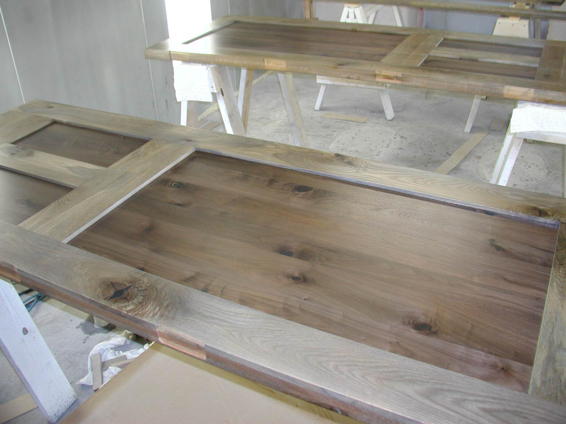 White Oak with Walnut